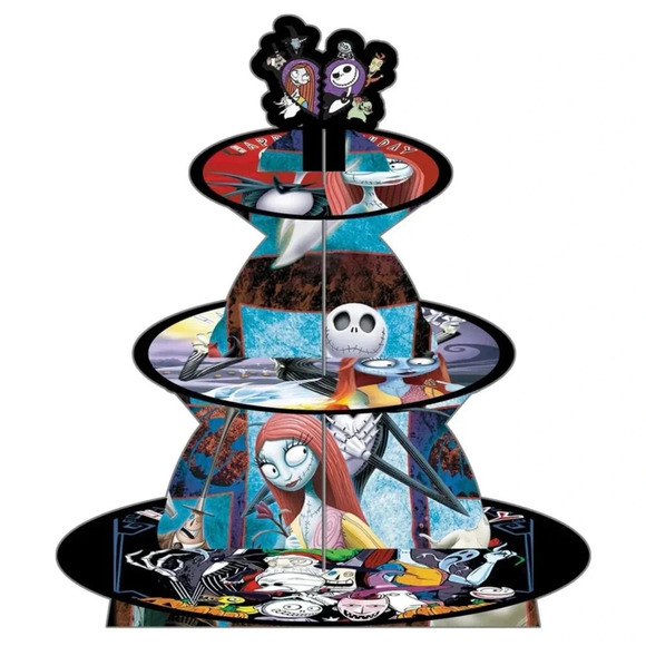 Unbranded Other - COPY - NEW!! Nightmare Before Christmas Cake Stand Multi Color
